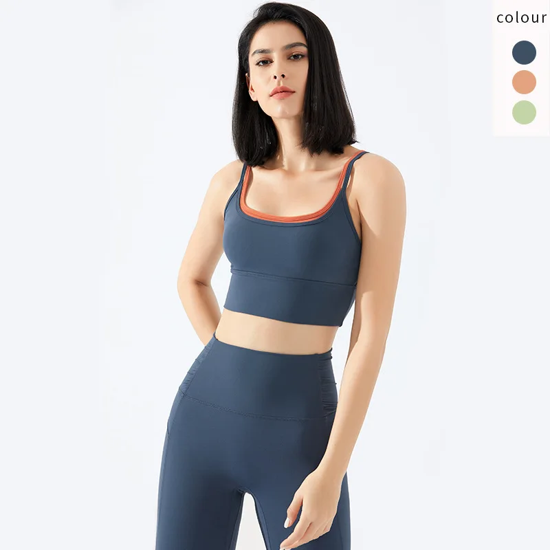 

Новинка 2021, Женский Противоударный Спортивный бюстгальтер UA_ROCK из двух частей с двойными лямками на плечах, бюстгальтер для занятий йогой