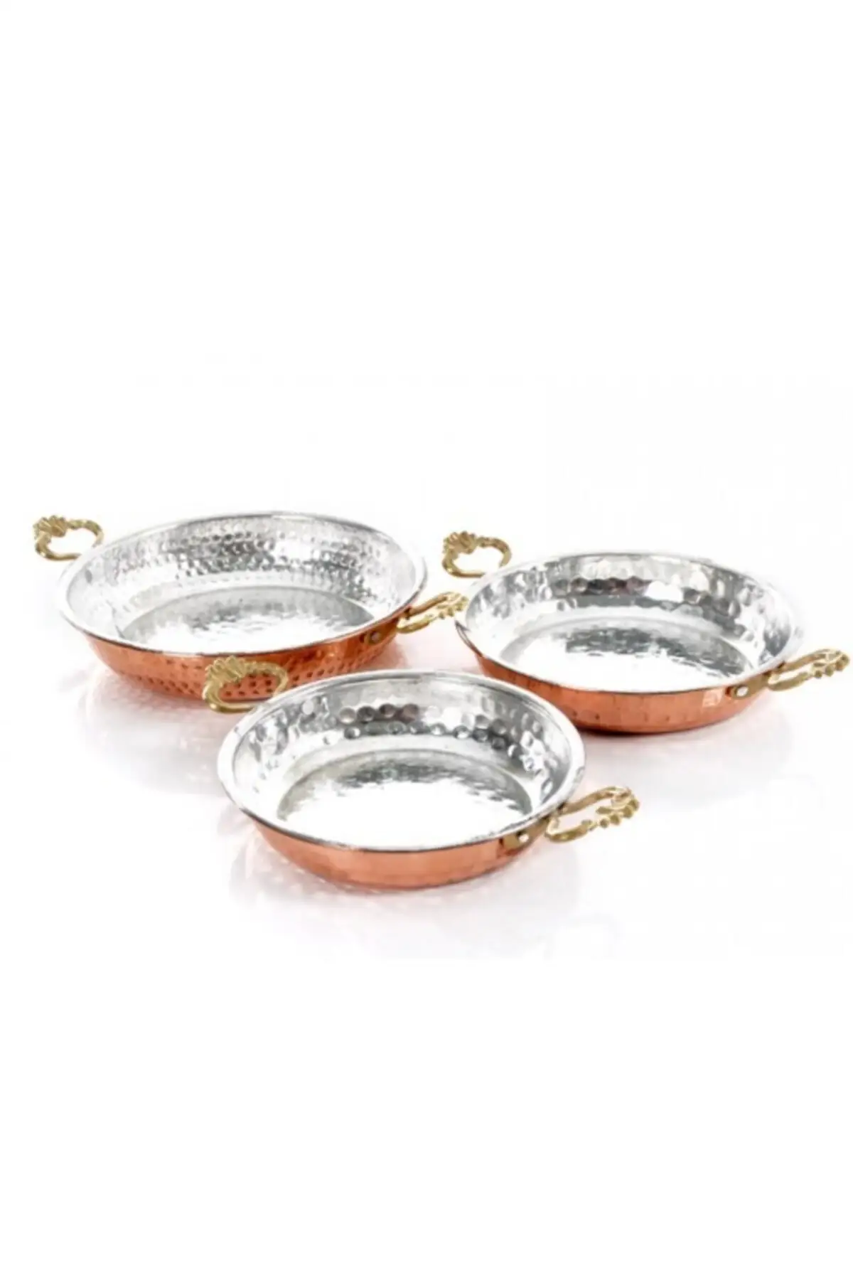 3 курс набор 12 18 см Кастрюля Яйцо Сковородка для омлета соус Menemen Медь ручной