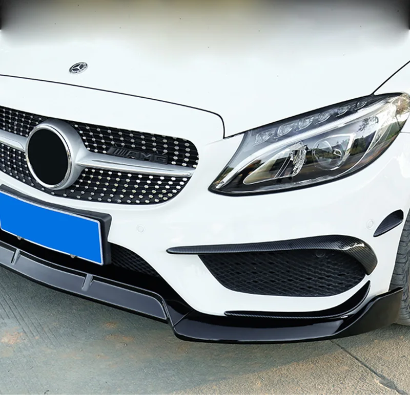 Передняя противотуманная фара для mercedes w205 amg Mercedes c Класс аксессуары W205 mercedes w205 углеродное волокно внешняя отделка