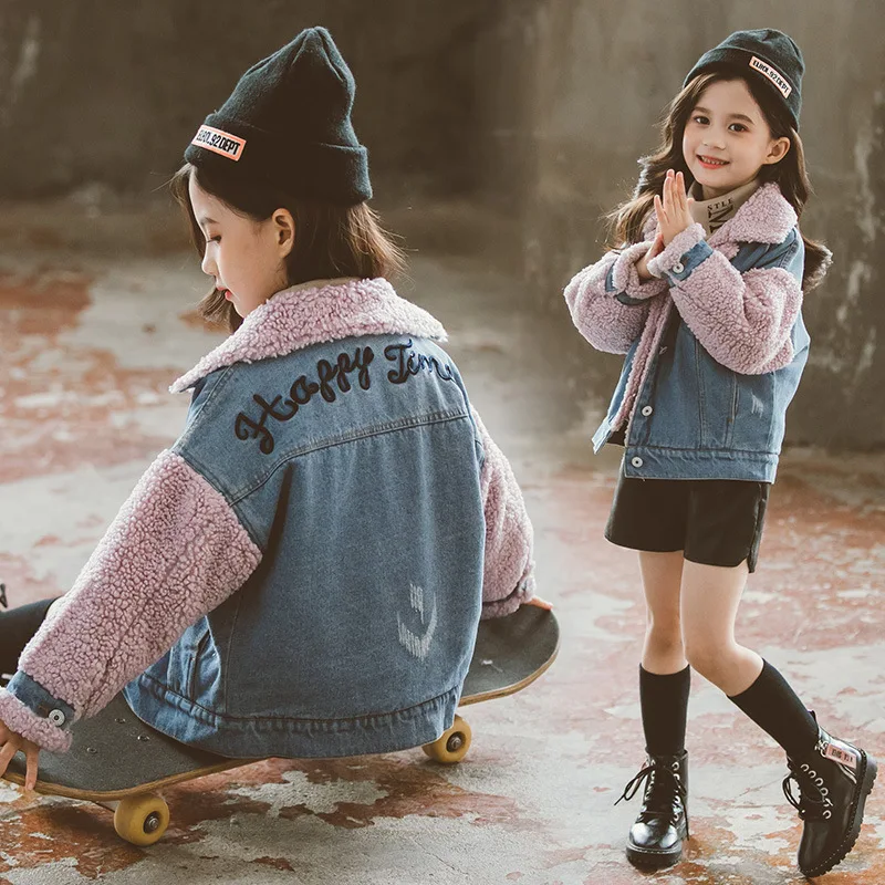 New 2020 Children Outerwear Jackets Winter Autumn Warm Coats for Kids Baby Turn-down Collar 3 6 810 12Years Clothes | Детская одежда и