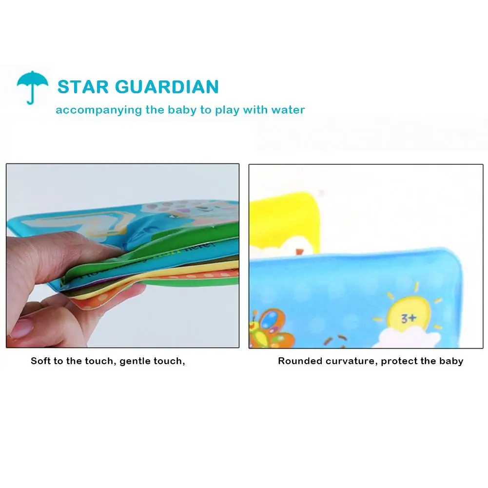 Floating Baby Bath Time Waterproof Bathtub Books Kids portable Learning Toys Educational Infant water for Toddlers | Игрушки и хобби