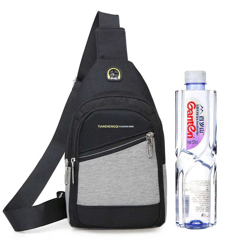 

Shoulder Bag Men's Backpack Crossbody Sports Strap Handbags Travel Messenger Casual Chest Wild Tide New Small Diagonal Bag