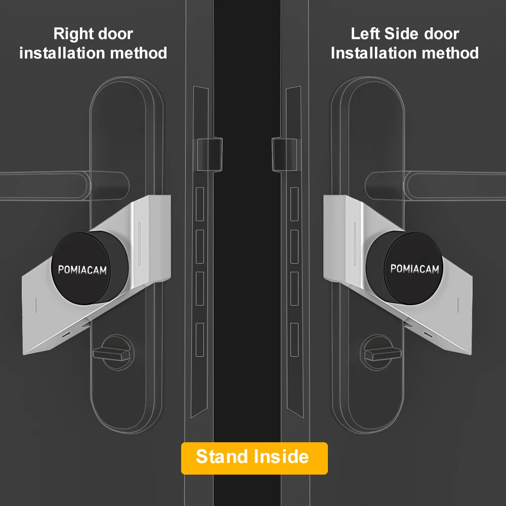 Серебристый/черный смарт замок Sherlock S3 электронный дверной беспроводной с Bluetooth