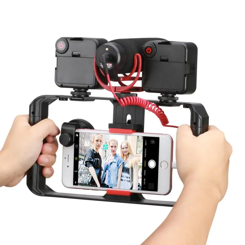 

Ручной держатель для камеры Ulanzi U-Rig Pro, штатив 2 поколения для телефона, с кроликом, для видеосъемки в реальном времени, смартфона
