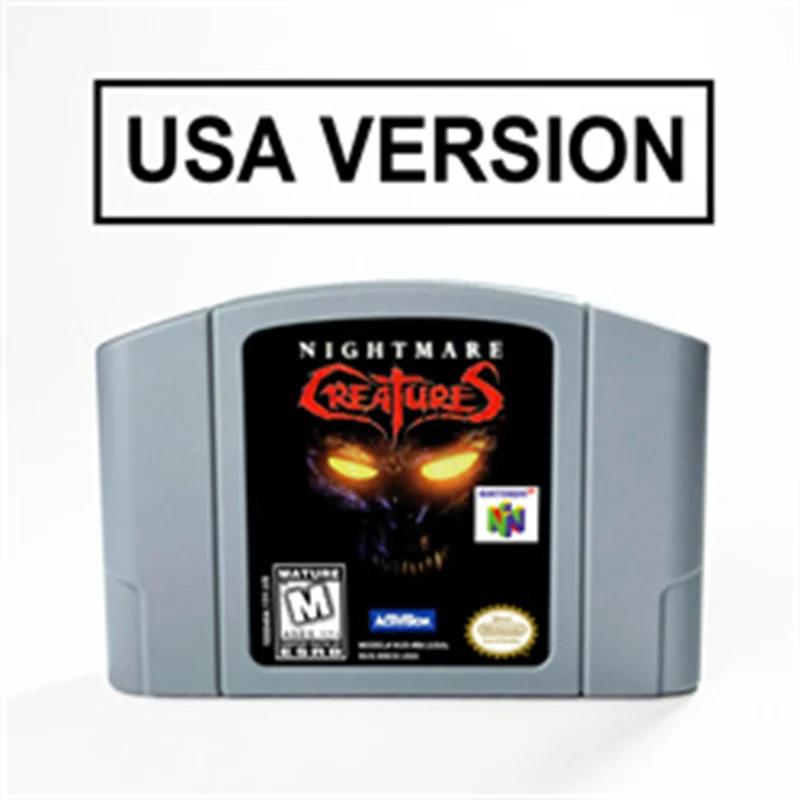 

Nightmare Creatures For 64 Bit Game Cartridge USA Version NTSC Format