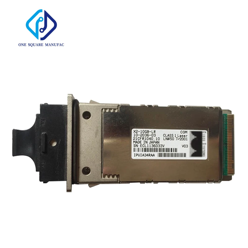 

Оригинальный оптоволоконный трансивер X2-10GB-LR 102036-04 21CFR1040.10 1310nm 10 км