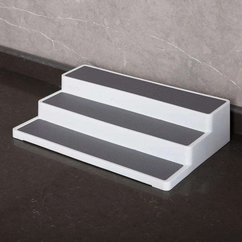 Бытовой Товары 3 х слойные специй лоток лестничного типа Кухня бутылок стеллаж