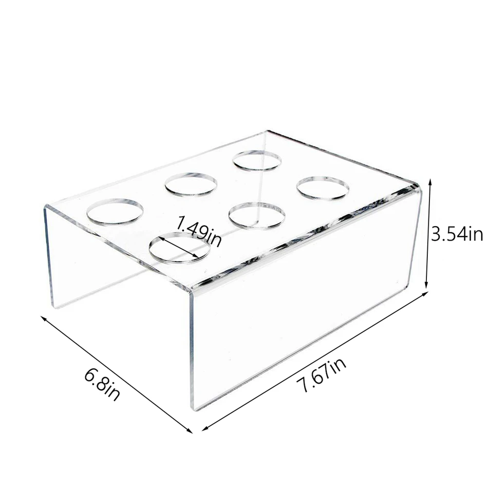 6 отверстий конус для мороженого конфетный акриловый каботажный торт конусная
