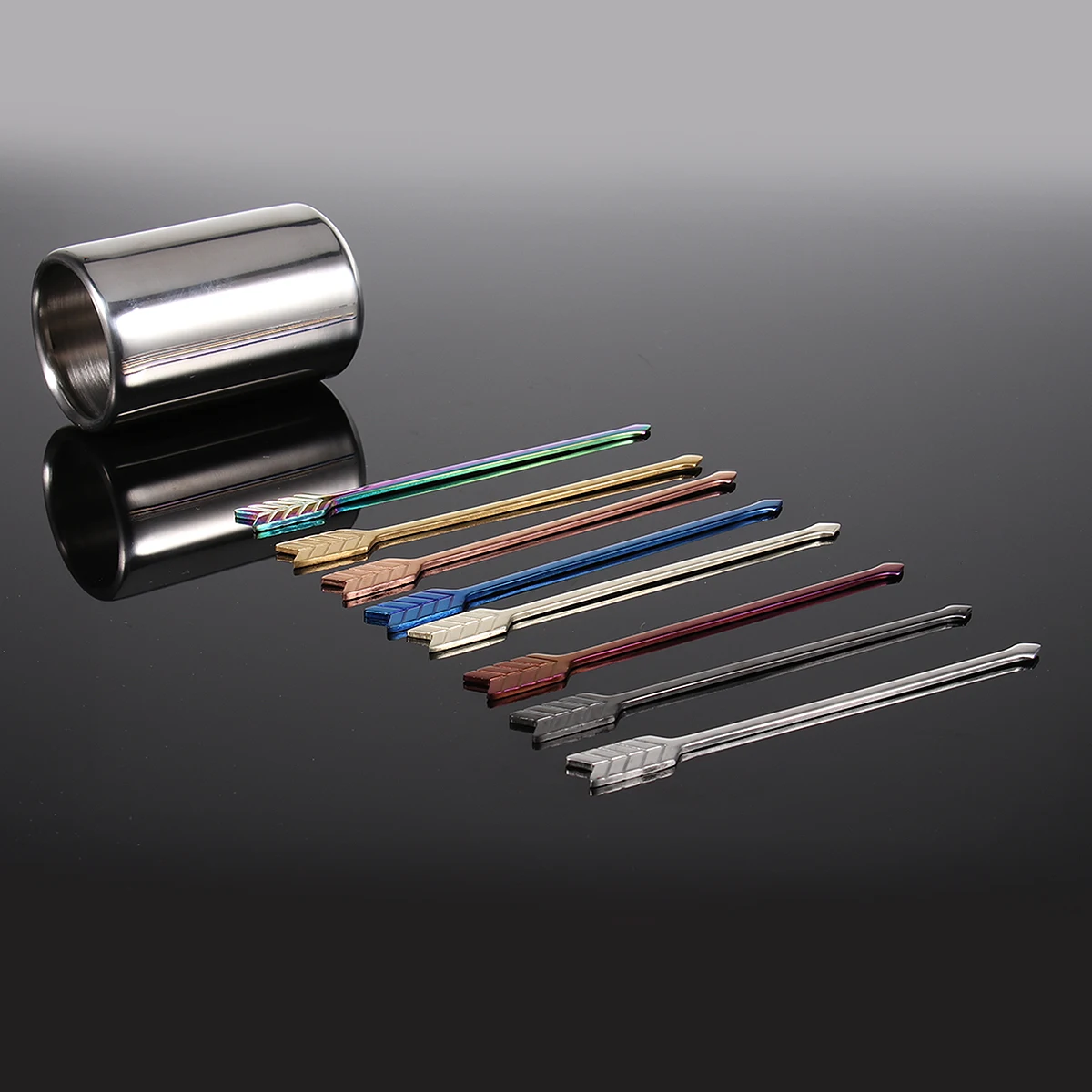 9 шт./компл. из нержавеющей стали фруктовая вилка кофейная мешалка для меда