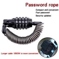 bicycle password lock cable wheel mtb accesorios pad code wire combination security cycling motorcycle lock safety luggage safe
