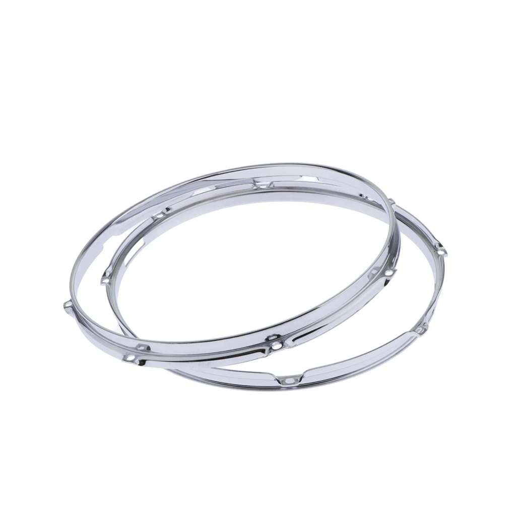 2 шт твердые 8 Lug барабанные обручи Snare боковые (14 дюймов 5 мм)|Детали и аксессуары| |