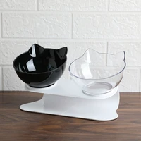 pet cat bowl transparent non toxic corrosion resistant durable non slip food bowl pet feeder water bowl pet dog cat bowls