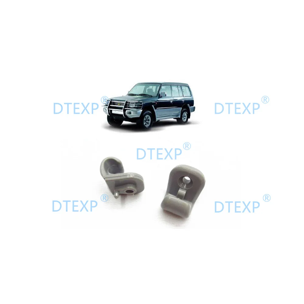 

2 Pieces Grey Interior Sunvisor Sun Visor for Pajero Sun Proof for Montero Shogun MKII V31 V32 V33 V43 1989-2000 Clip Hook
