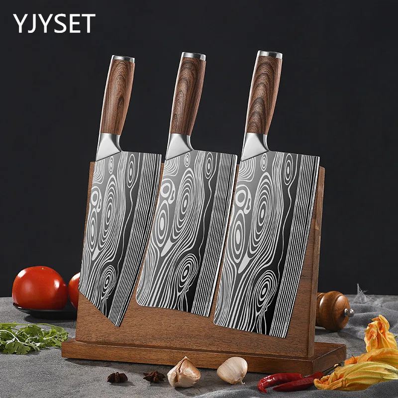 8-дюймовый Кухонный Нож Набор поварских ножей из нержавеющей стали нож для