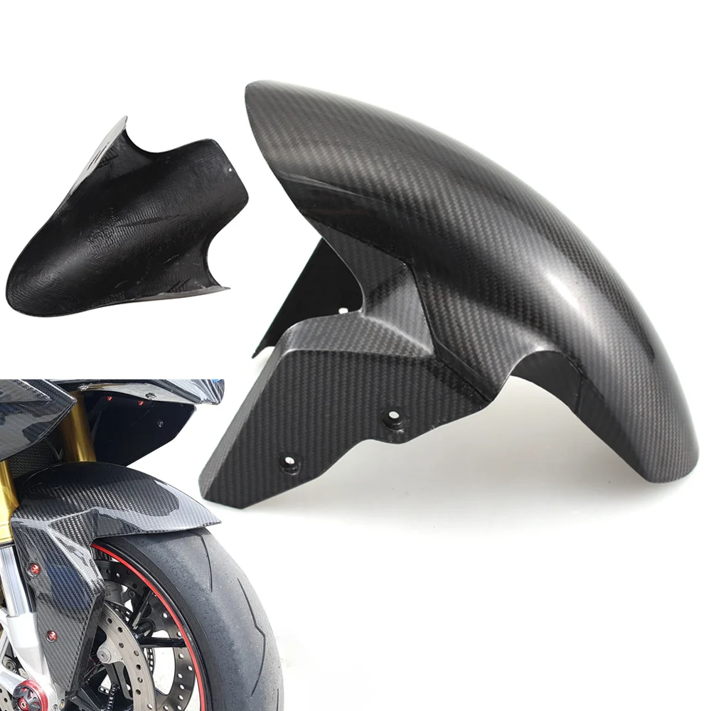 

Для BMW S1000RR S 1000 RR 2009-2018 переднее крыло Hugger крыло брызговик покрытие Настоящее углеродное волокно аксессуары для мотоциклов