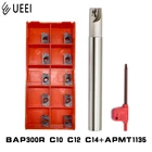 1 шт. BAP300R C10 C12 C14 1 флют 2 Флейта Длина 120 мм 130 мм 150 мм BAP прямоугольный фреза Arbor + 10pcsAPMT1135