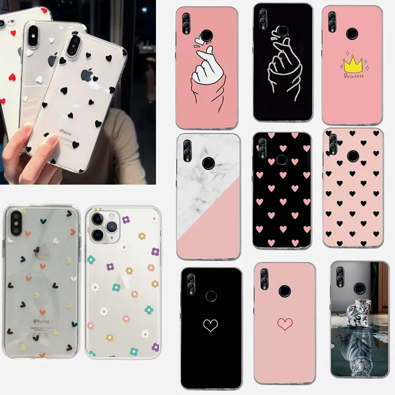 Силиконовый чехол для Huawei P30 Lite Honor 7A DUA L22 P20 Phone P Smart 2019 мягкий бампер из