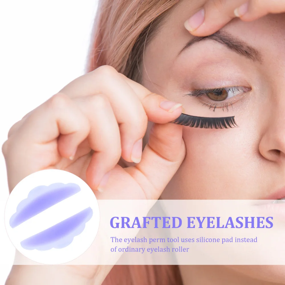 

20 Pairs Eyelash Curling Gasket Silicone Lash Extension Pad Eyelashes Gasket