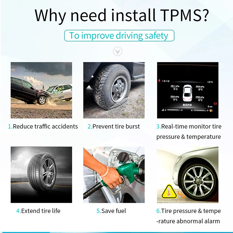 Автомобильные TMPS системы s система контроля давления в шинах датчик USB