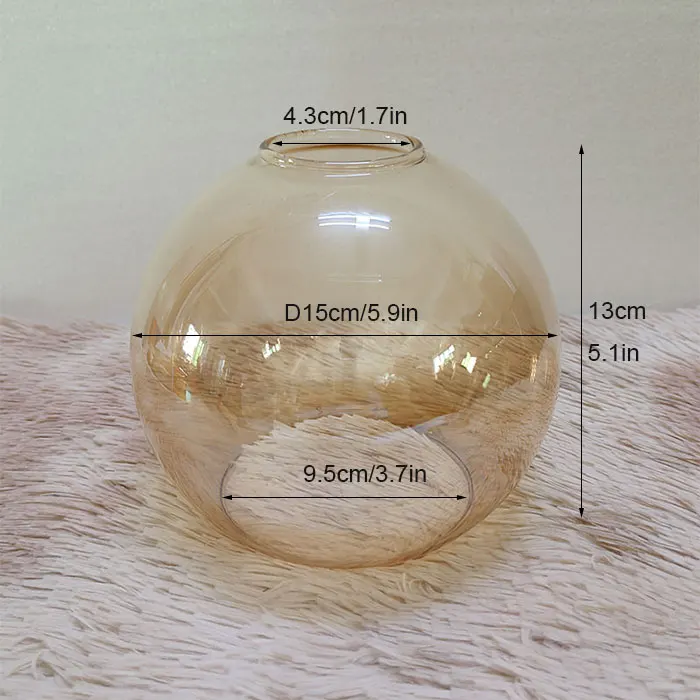 

Стеклянный абажур для лампы E27