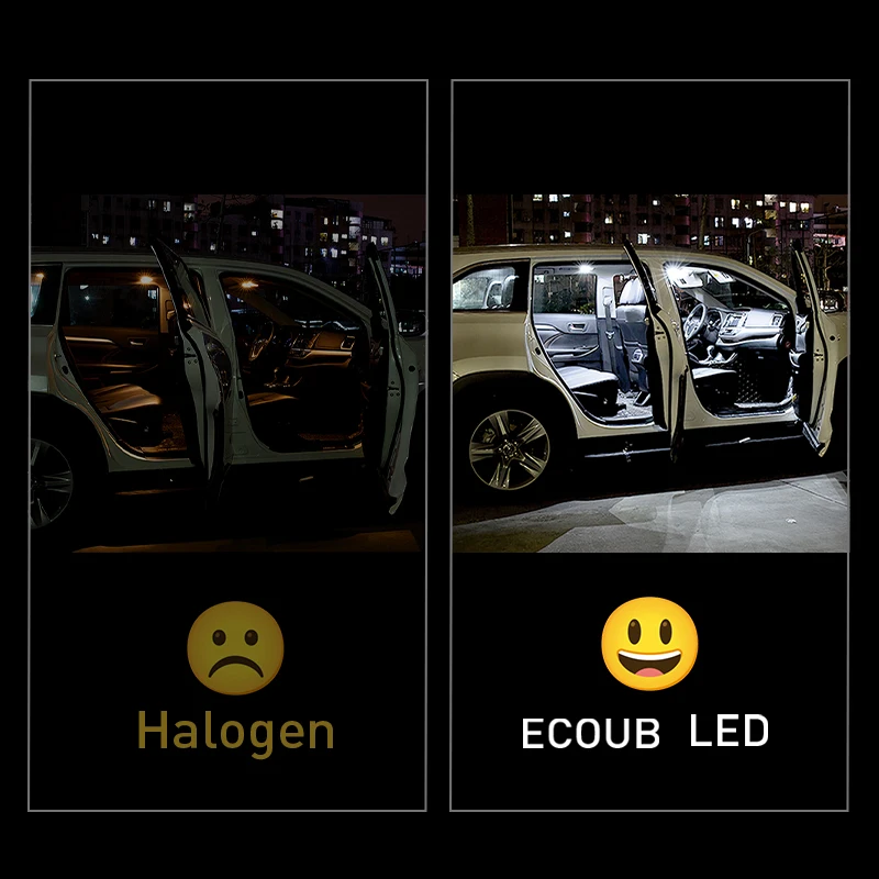10 шт. LED-салонный светильник для Skoda Karoq 2017+ Карта Дома Потолочный внутренний свет Багажные лампы Комплект ламп Canbus Bulb Kit Автомобильная лампа галогеновое обновление на.
