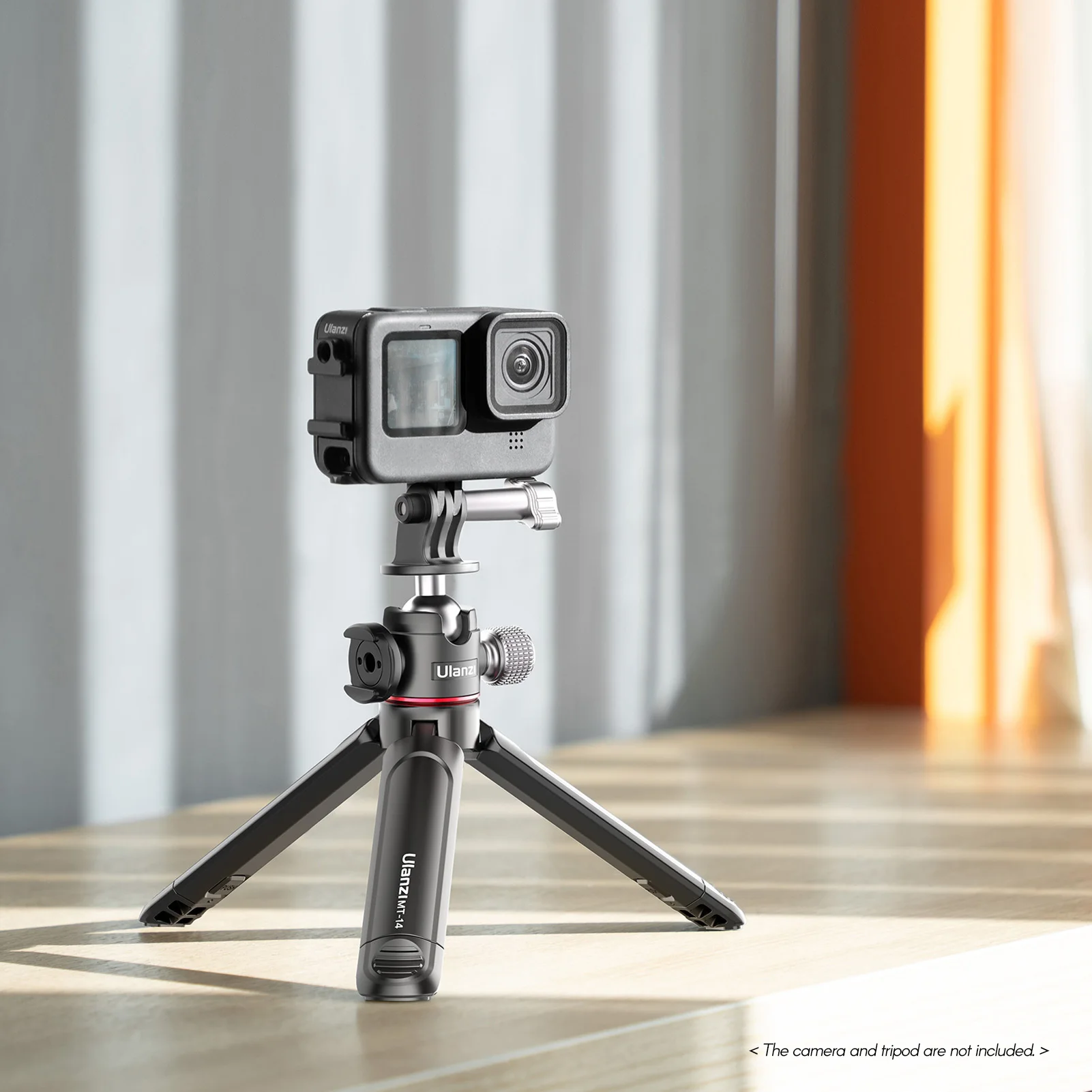 

ULANZI U-130 Universal Aluminum Alloy Ball Head with 1/4 Inch Screw Hole Interface Cold Shoe Mount for Action Camera Ball Head