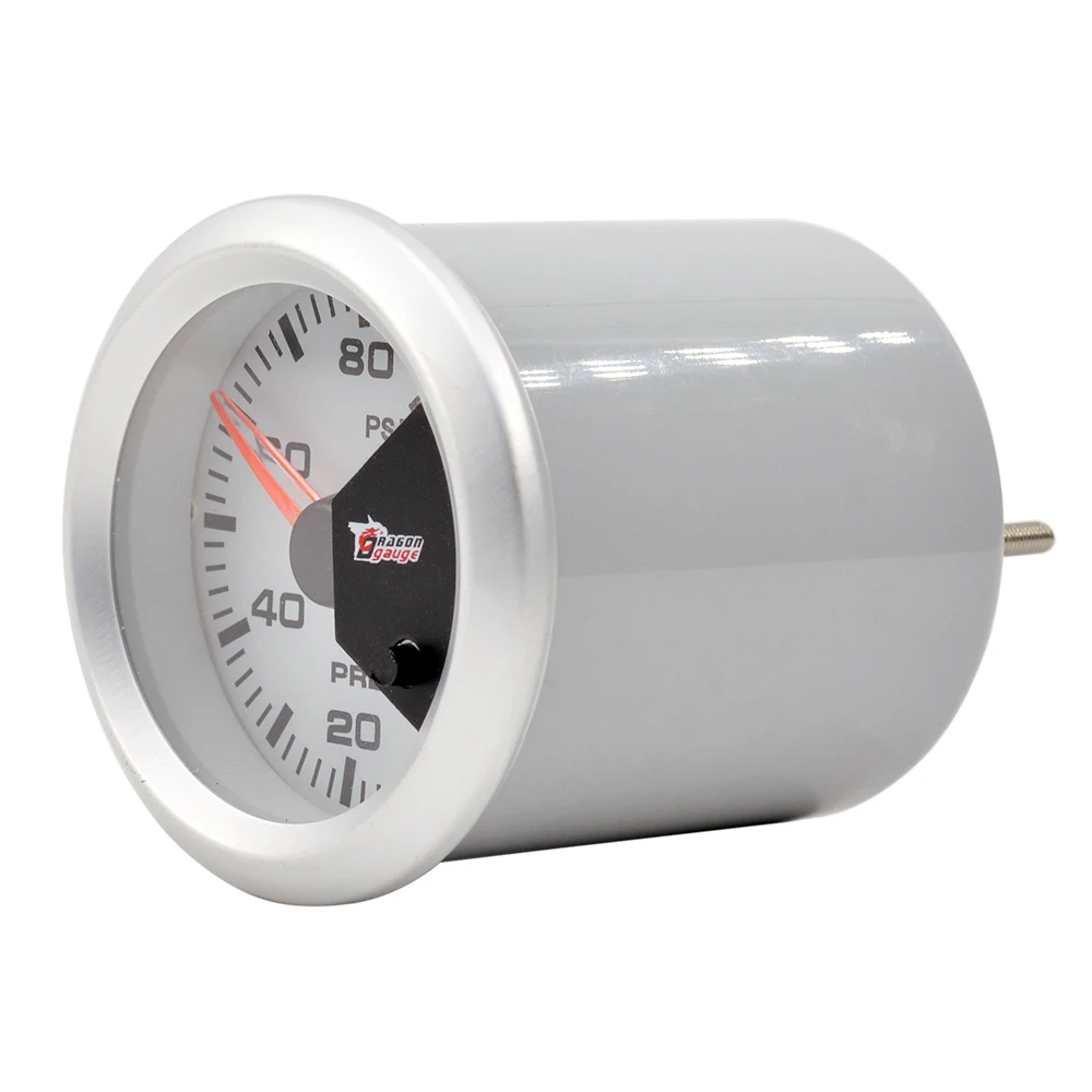 Дракон 52 мм шаговый двигатель 7 цветов Подсветка Авто Автомобильный манометр