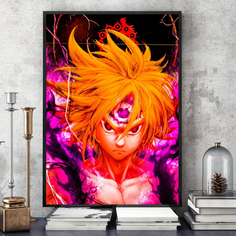 

Seven Deadly Sins Anime Posters Canvas Painting HD Prints Pictures Wall Art Modern Nordic Style Modular Living Room Home Decor