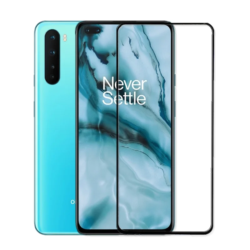 

Screen Protector for OnePlus Nord N10 5G OnePlus Nord N100 Tempered Glass for One Plus Nord Full Cover Glass Film Black Border