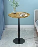 sofa side table light luxury modern minimalist corner table simple round mini bedroom bedside table small coffee table