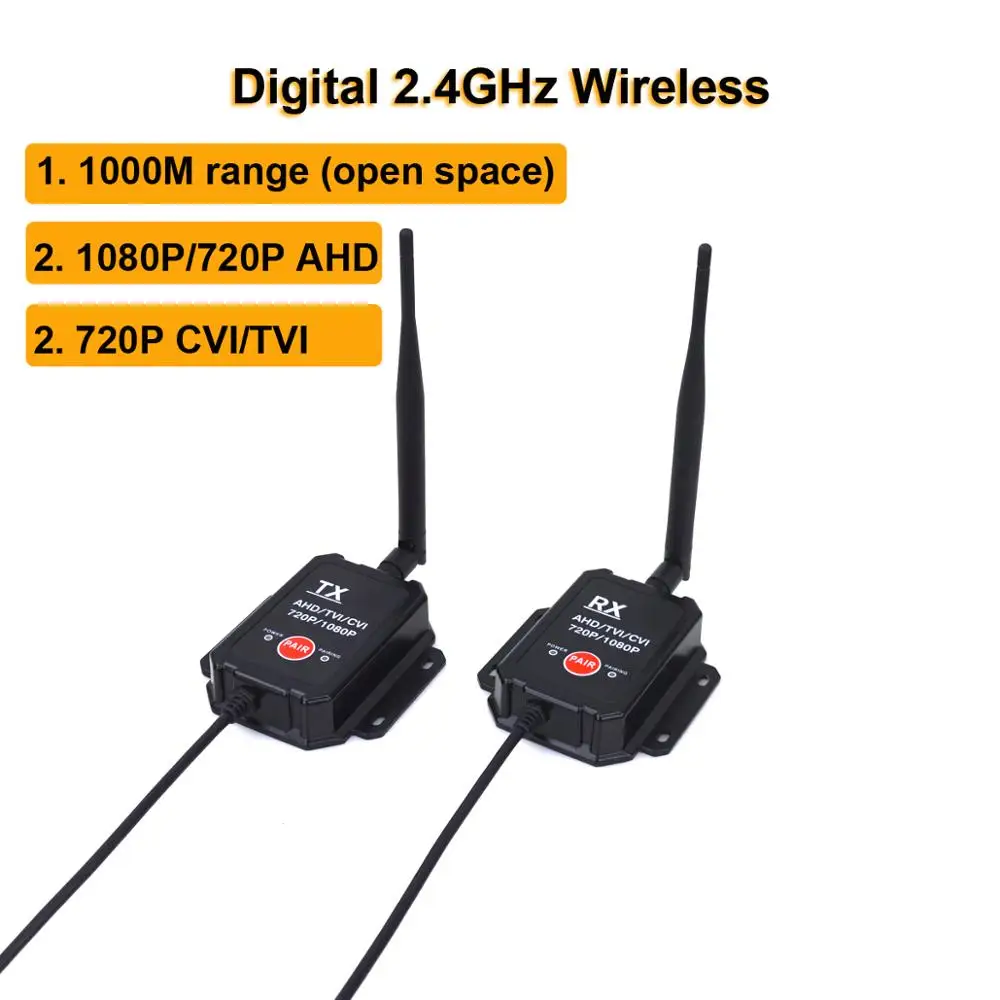 

extender waterproof ip69k car wireless transmitter and receiver box universal for any car camera and lcd monitor system