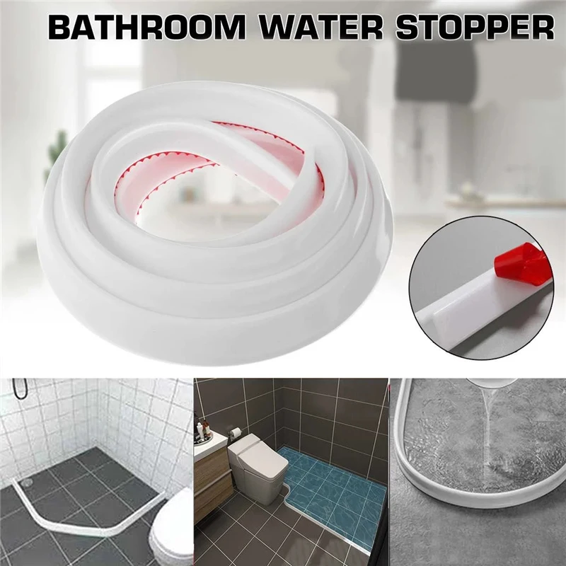

Водяная пробка для ванной комнаты, удерживающая воду полоса, дверь для ванной комнаты, стиральная машина, складной порог для душа, барьер BDF99