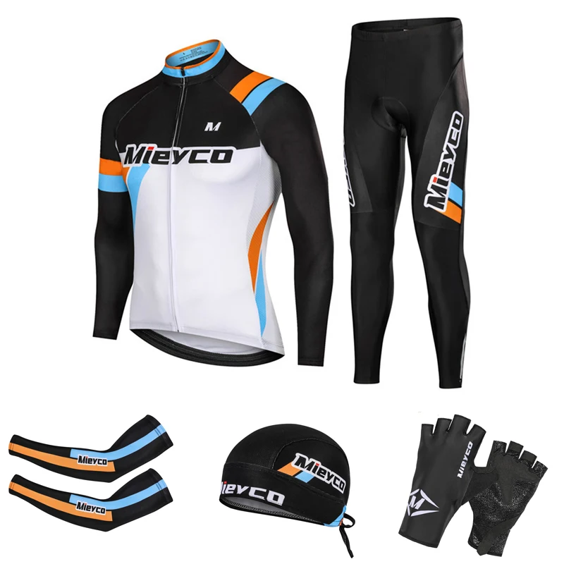 

2021 Mans Long Cycling Racing Jerseys Breathable Mountain Bike Clothes Bicicleta Clothing Quick-Dry Bicycle Ropa Ciclismo Hombre