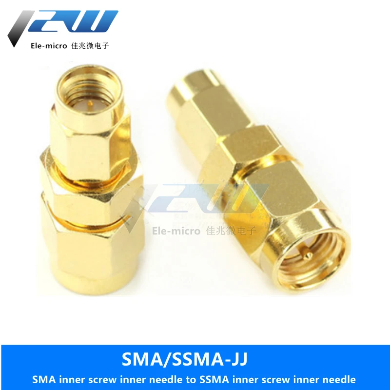 1 шт. радиочастотный коаксиальный адаптер SMA/Φ SMA штекер на SMA/SSMA гнездовой SSMA/SSMA-KJ