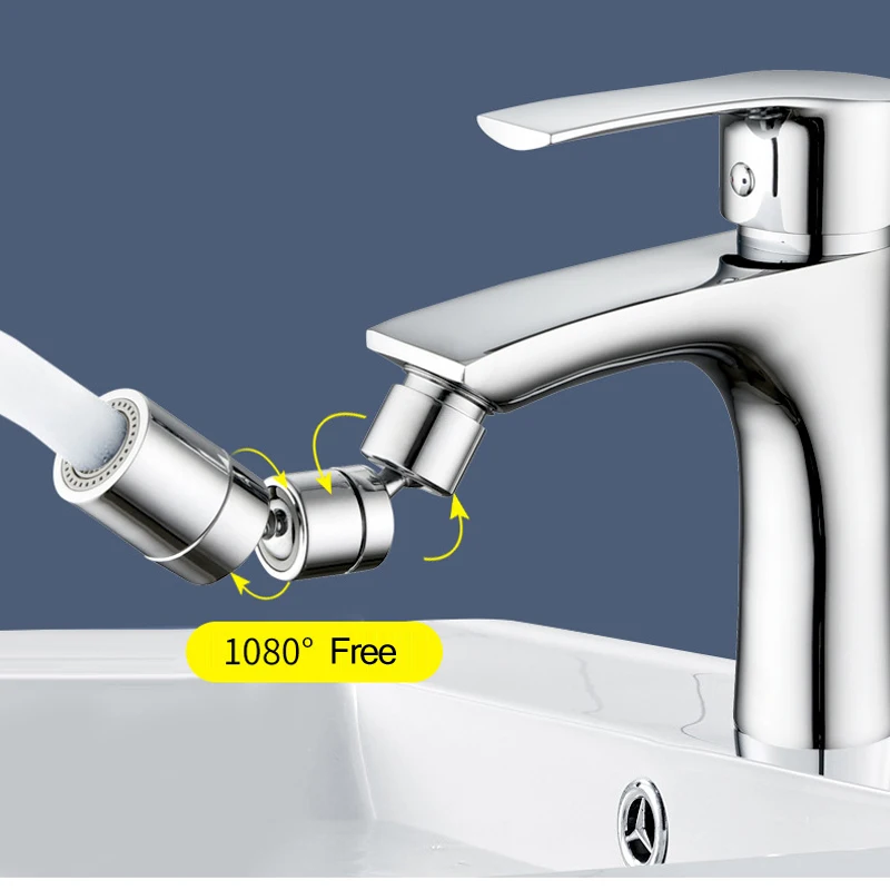 

Universal 720 Degree Swivel Faucet Aerator Universal Splash Filter Faucet Spray Head Kitchen Tap Water Saving Nozzle Sprayer