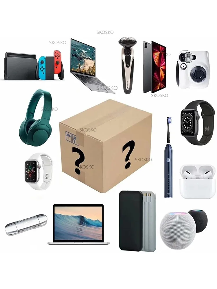 

Gifts for New Year 2022 Mistery Box Most Popular 100% Surprise High-quality Electronic Products Christmas Box Waiting for You