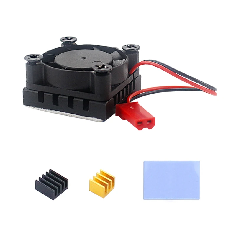 Raspberry Pi 4 Модель B кулер комплект процессор RAM охлаждающий вентилятор + алюминиевый