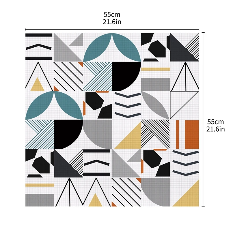 Геометрическая плитка отсутствие столешниц настенная художественная мебель