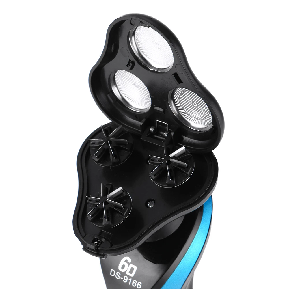 

Rechargeable Electric For Razor Shaving Machine Men Face Cleaning 3 Blades Portable 4D Professional Beard Trimmer