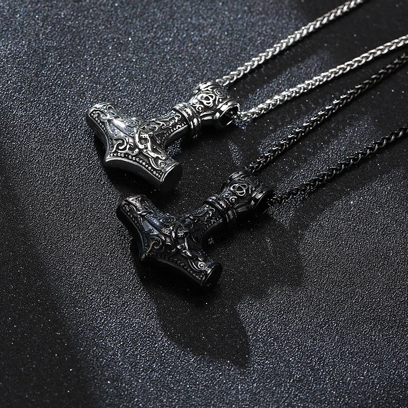 Новый Mjolnir Молот Тора скандинавские языческие символы кулон ожерелье из