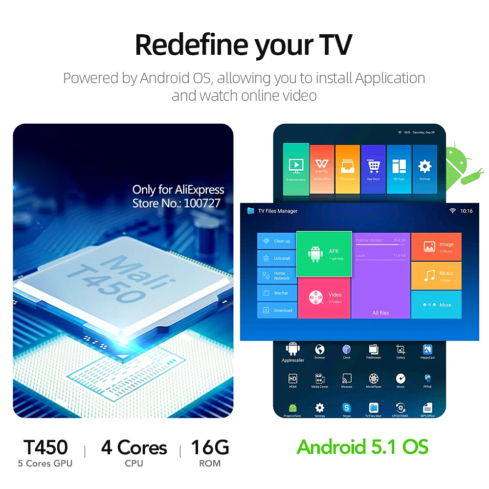 VIVIBRIGHT умный проектор H1 1300 ANSI люменов. Память: 2 ГБ + 16 Гб. Android Wi Fi HD in. Светодиодный