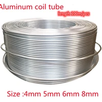 aluminum coil air conditioning refrigerator refrigeration heat dissipation heat conduction hollow tube flexible hose 10 12 48 8m