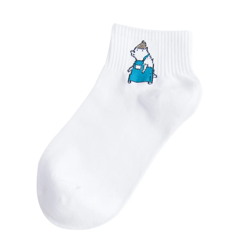 1 пара милые короткие носки с героями мультфильмов для женщин Harajuku рисунком