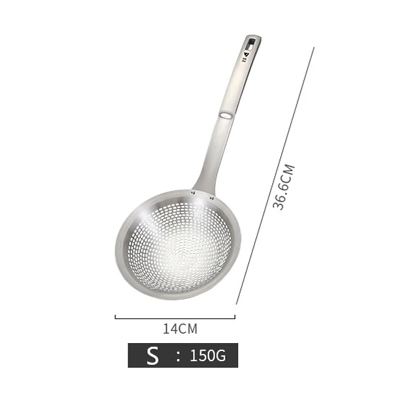 

Kitchen Spaghetti Spoon Chips Colander Vegetables Strainer Stainless steel Drainer 304
