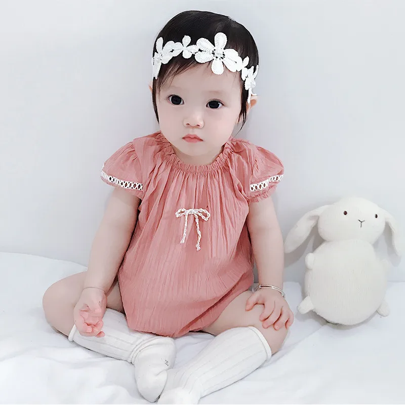 Детский комбинезон Кружевной принцессы для девочек Одежда новорожденных