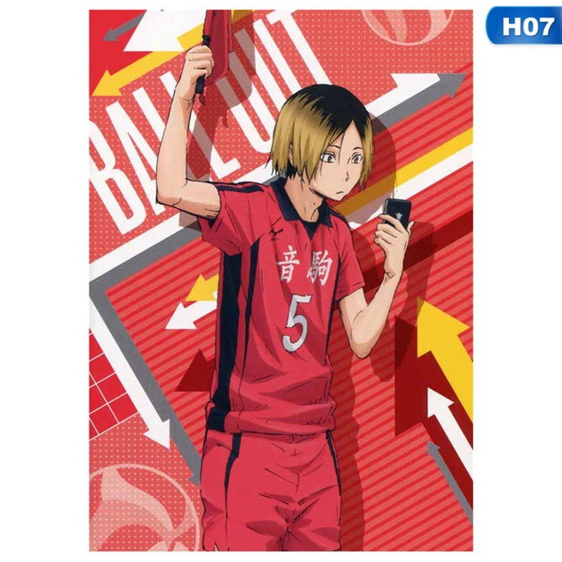 Аниме Haikyuu 29x42 см школьный волейбольный настенный свиток картина для дома спальни