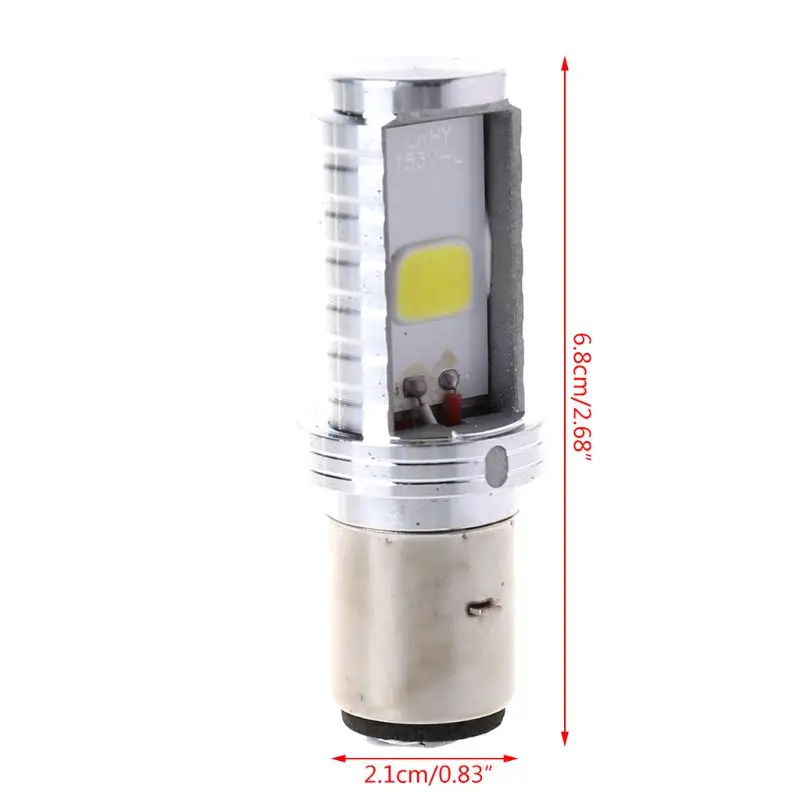 

652F 12W H6 Motorcycle Bulb LED Lamp Hi/Lo Beam Headlight Front Light for honda Kawasaki