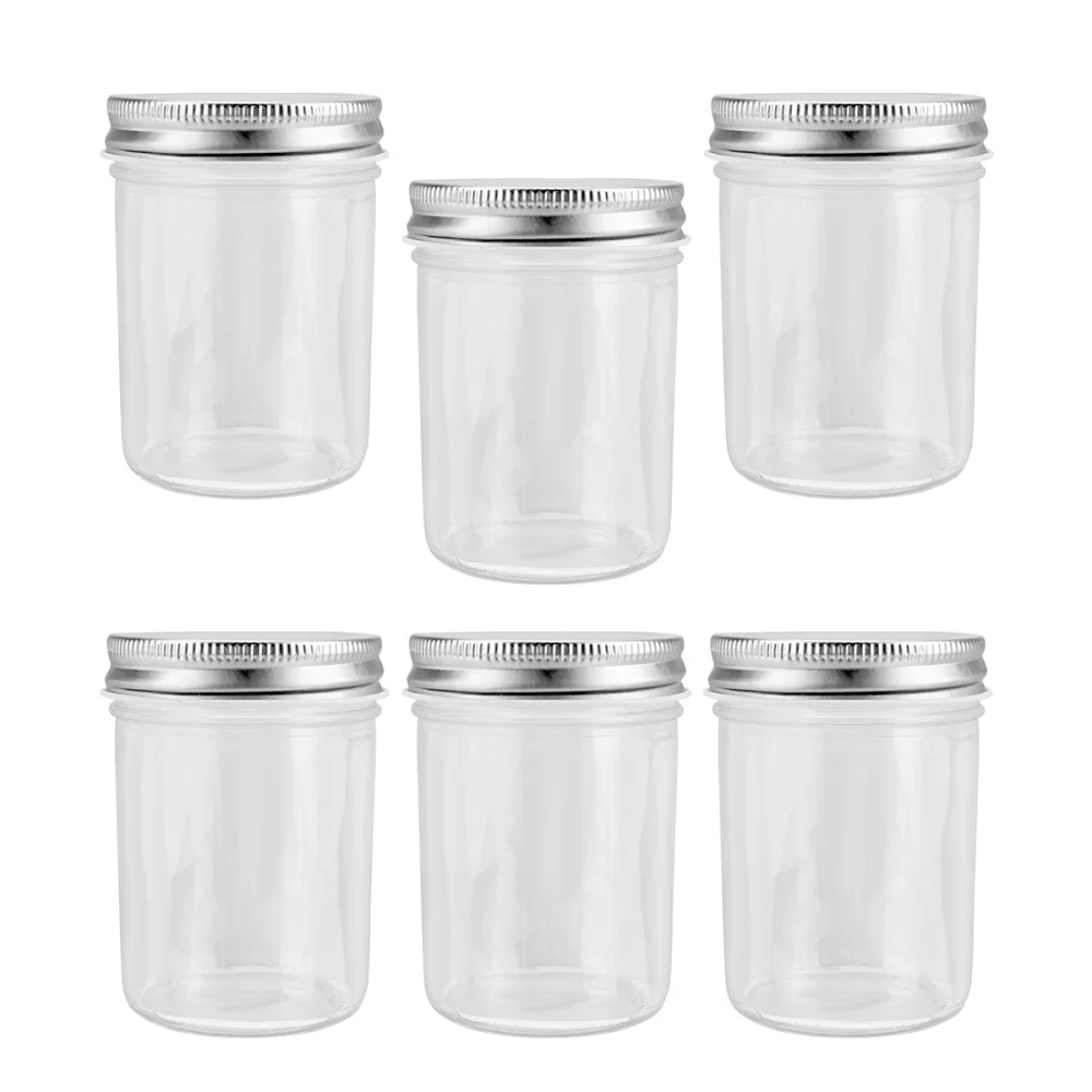 6 шт. герметичный контейнер для хранения меда банки икры джема стеклянная бутылка