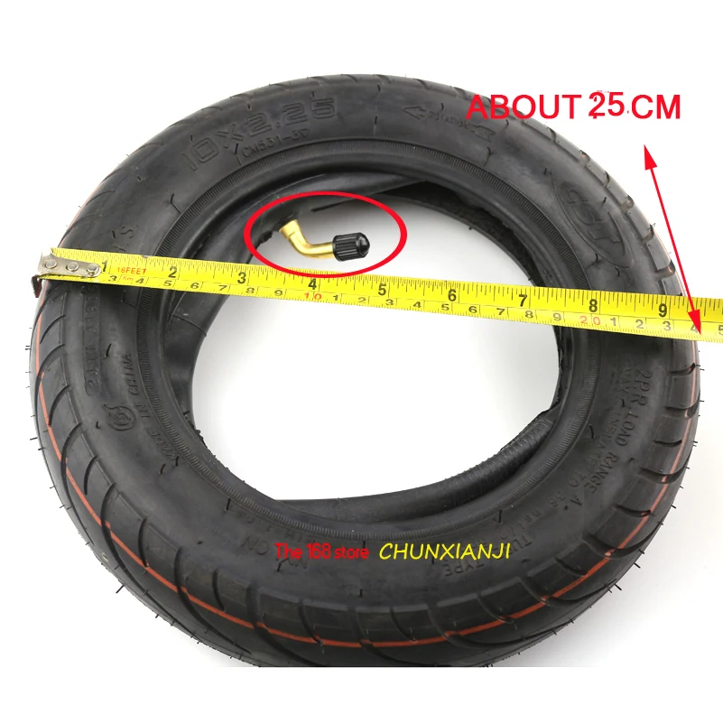 Высокая Quality10x2.25 внутренняя шина для шин подходит автоматической балансировки