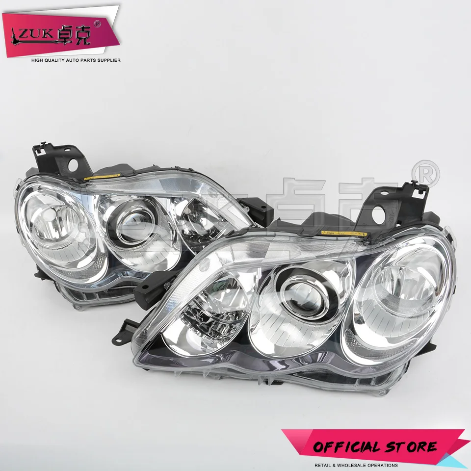 ZUK пара спереди головной светильник фара в сборе для TOYOTA MARK X REIZ 2005 2006 2007 2008 2009